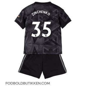 Arsenal Oleksandr Zinchenko #35 Udebanetrøje Børn 2022-23 Kortærmet (+ Korte bukser)